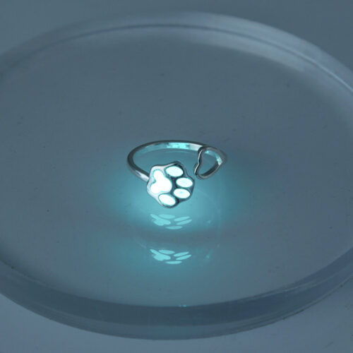 Bague Empreinte chat Lumineuse