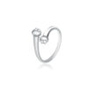 Bague Couple Chat Argent