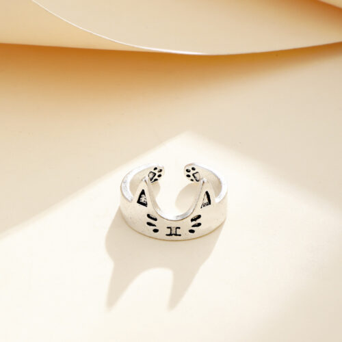 Bague Retro Chat
