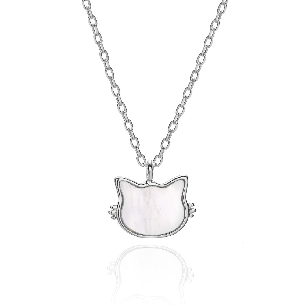 COLLIER ARGENT S925 CHAT MIGNON