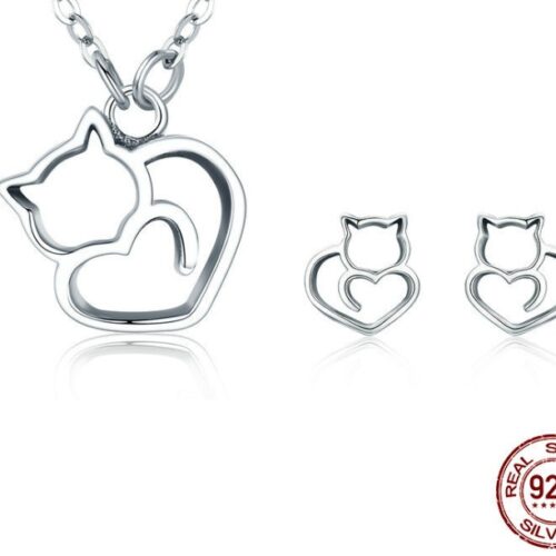 Bague chat Argent