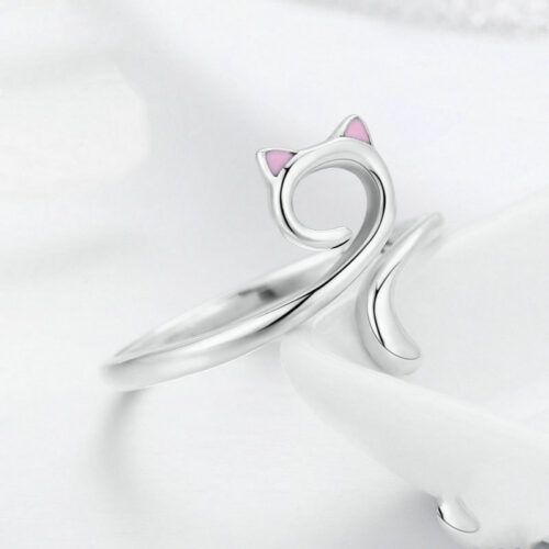 BAGUE LOVE CAT ARGENT S925