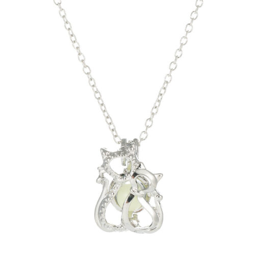 Collier 2 Chats Lumineux