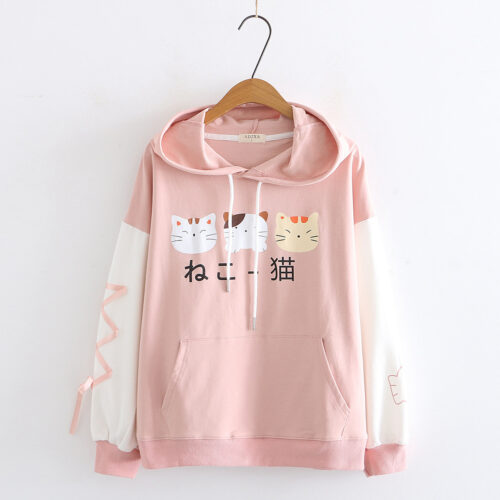 PULL-OVER IMPRIMÉ CHAT POUR FEMMES
