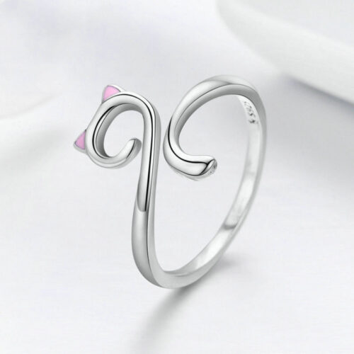 BAGUE LOVE CAT ARGENT S925