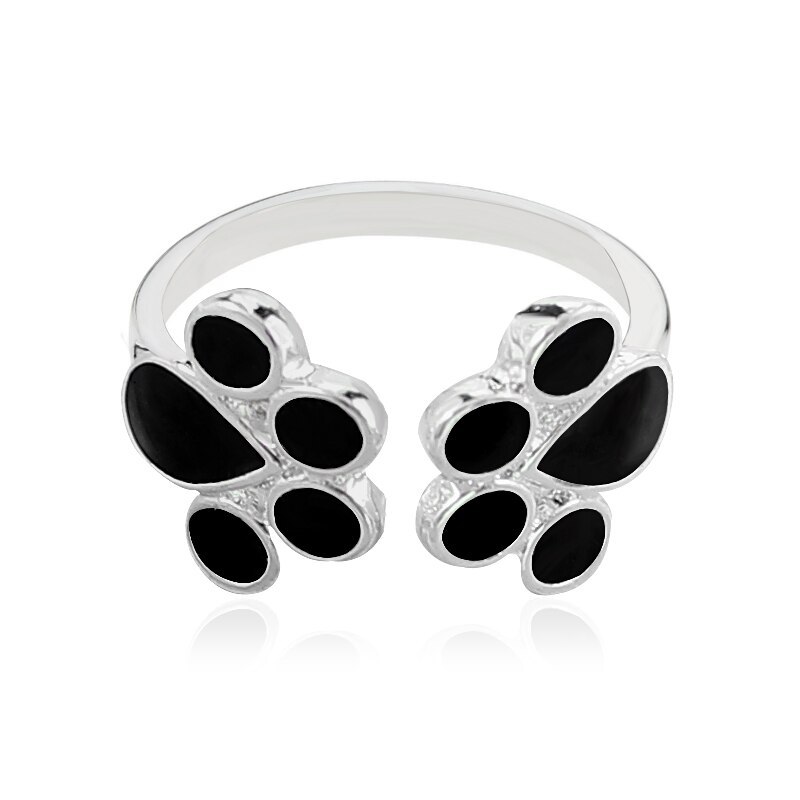 Bague Patte Chat Double Ajustable