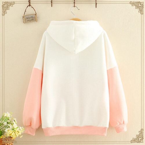 PULL À CAPUCHE CHAT POLAIRE