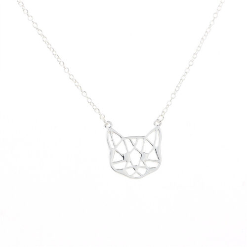 Collier tête de chat creuse
