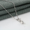 Collier Chat Fish Argent