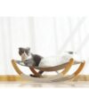 HAMAC À BASCULE POUR CHAT EN BOIS MASSIF 2 EN 1