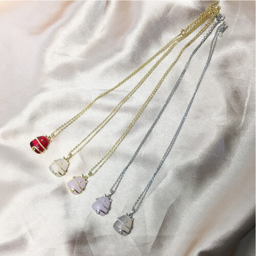 Collier Chat Porte Chance Agent