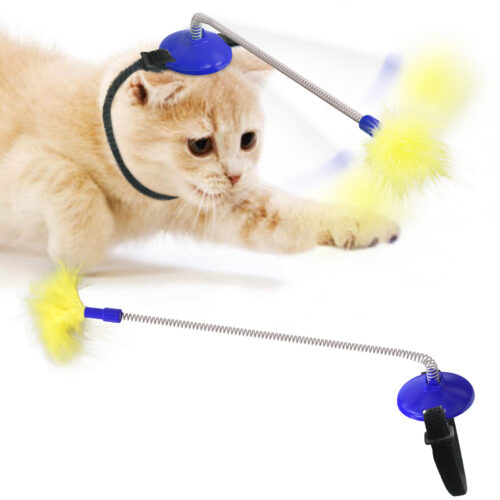 BÂTON DE CHAT DRÔLE À PLUME DE SOULAGEMENT