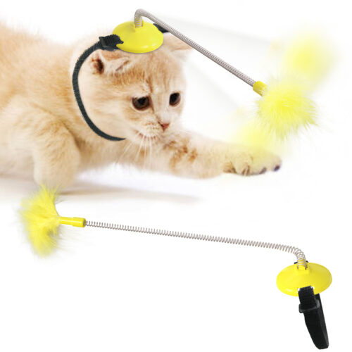 BÂTON DE CHAT DRÔLE À PLUME DE SOULAGEMENT