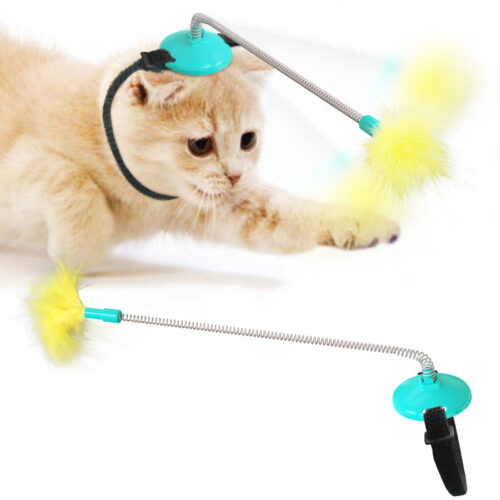 BÂTON DE CHAT DRÔLE À PLUME DE SOULAGEMENT