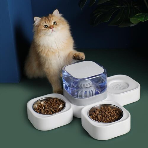 GAMELLE POUR CHAT 2 EN 1