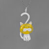 Collier I Am A Cat S925