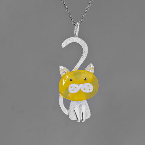Collier I Am A Cat S925
