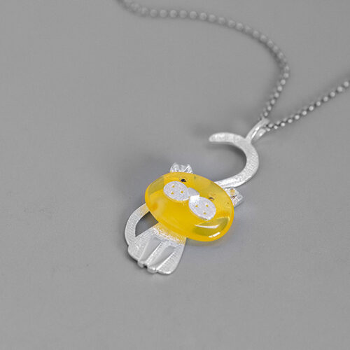 Collier I Am A Cat S925