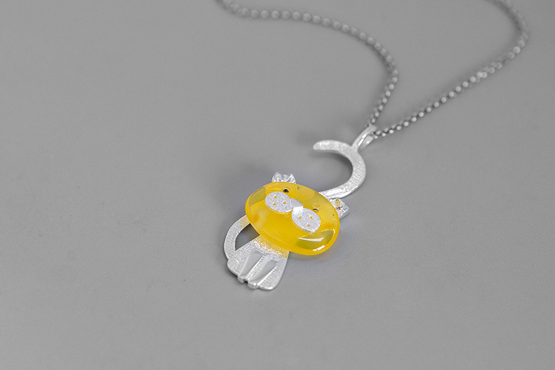 Collier I Am A Cat S925