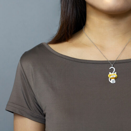 Collier I Am A Cat S925