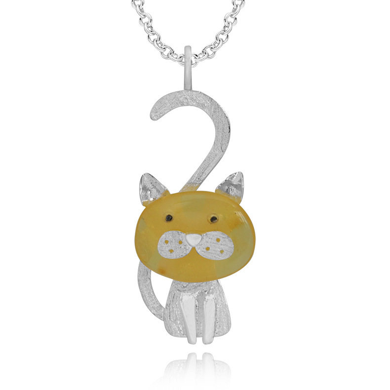 Collier I Am A Cat S925
