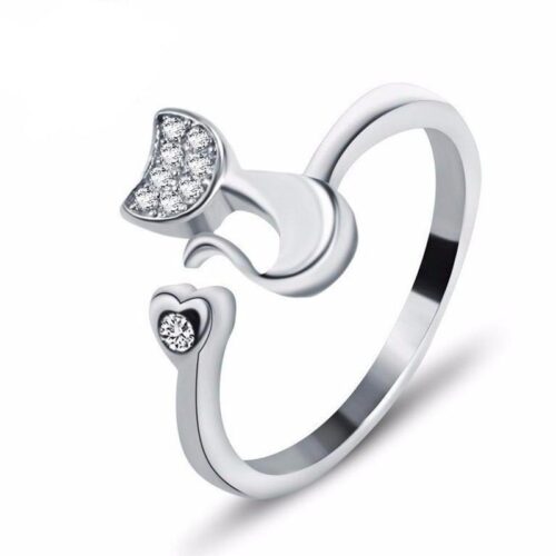 Bague de chat en argent & cuivre