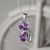 Collier en Argent & Améthyste