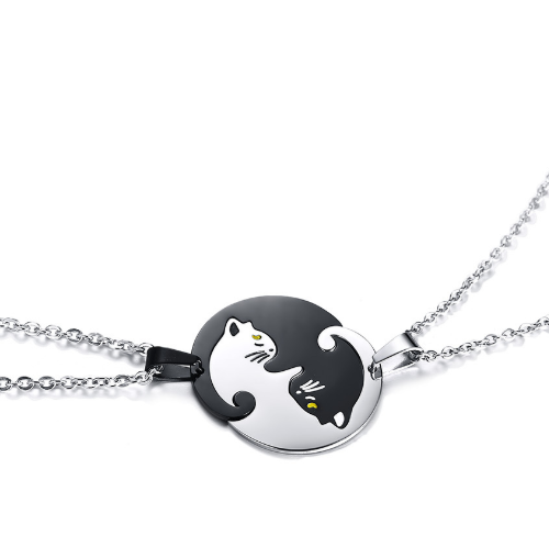 Collier Love Cat Couple