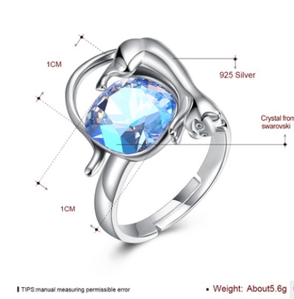 Bague Chat Ajustable en Swarovski