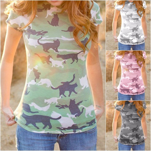 T-SHIRT CHAT CAMOUFLAGE