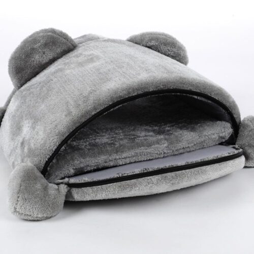 PANNIER CHAT EN FORME DE SOURIS 2 EN 1