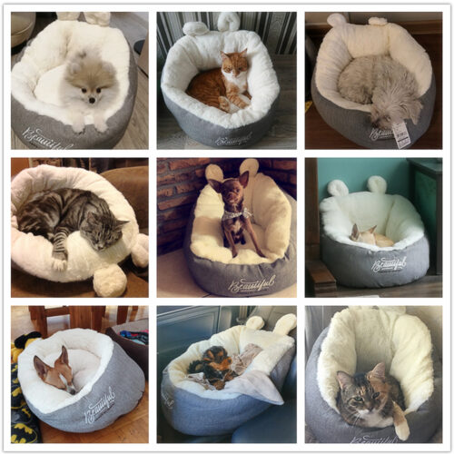 PANIER POUR CHAT CHAUFFANT DOUX