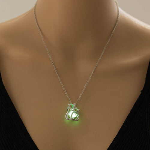 Collier 2 Chats Lumineux