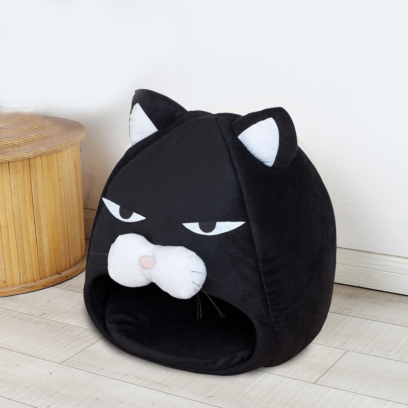 NID DE COUCHAGE CHAT noir r