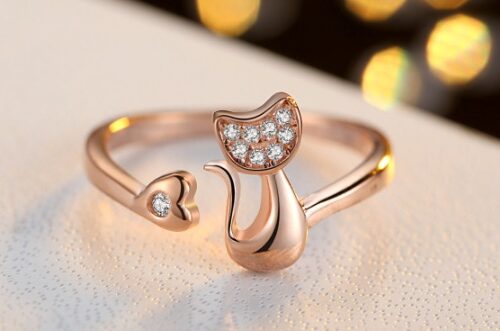 Bague de chat en argent & cuivre
