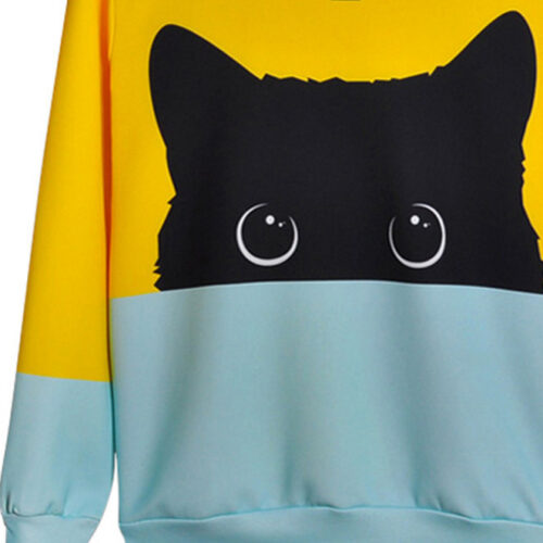 SWEAT TÊTE DE CHAT