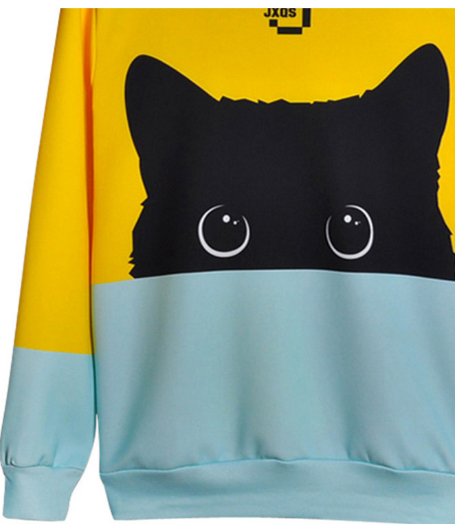 SWEAT TÊTE DE CHAT