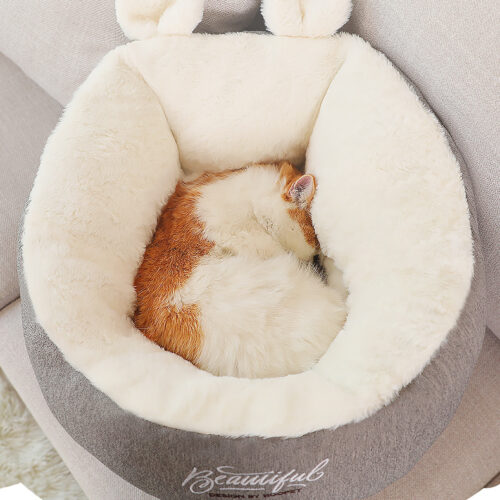 PANIER POUR CHAT CHAUFFANT DOUX