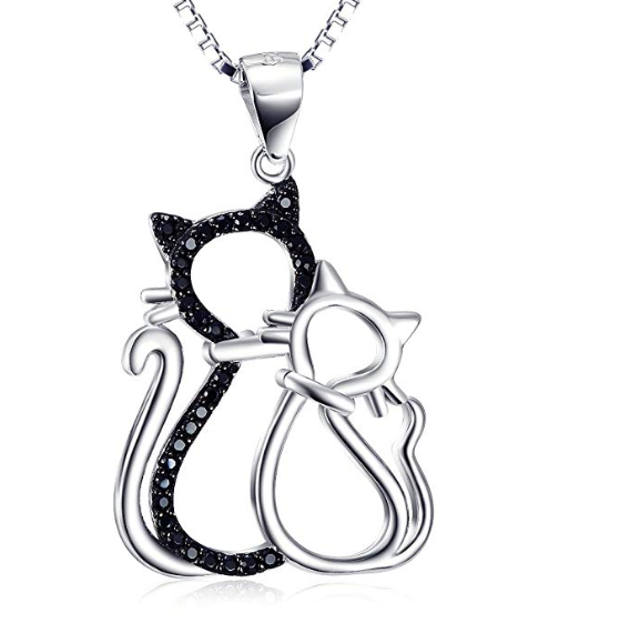 Collier Black & white Cat