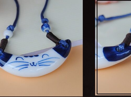 Collier Chat Ceramique