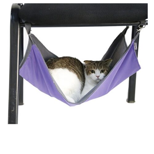 Hamac pour chat sous Chaise