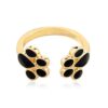 Bague Patte Chat Double Ajustable