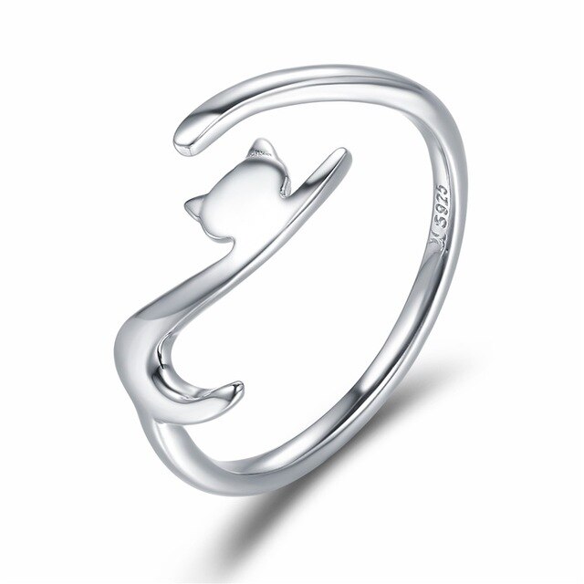 Bague conte de fées de la chasse au chat