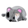 PANNIER CHAT EN FORME DE SOURIS 2 EN 1