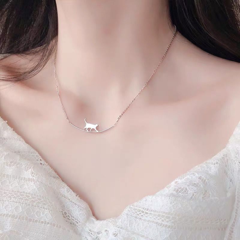 Collier Chat Escalade 925