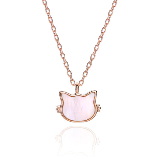 COLLIER ARGENT S925 CHAT MIGNON