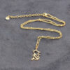 Collier chat créatif en acier