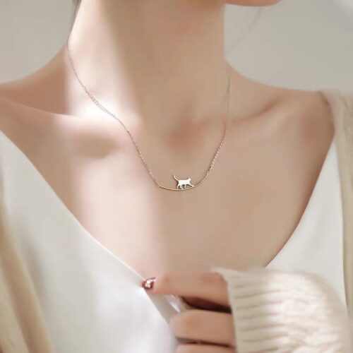 Collier Chat Escalade 925