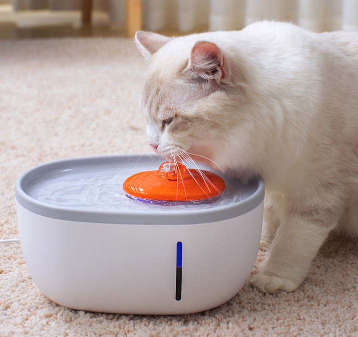 FONTAINE D’EAU POUR CHAT LED USB