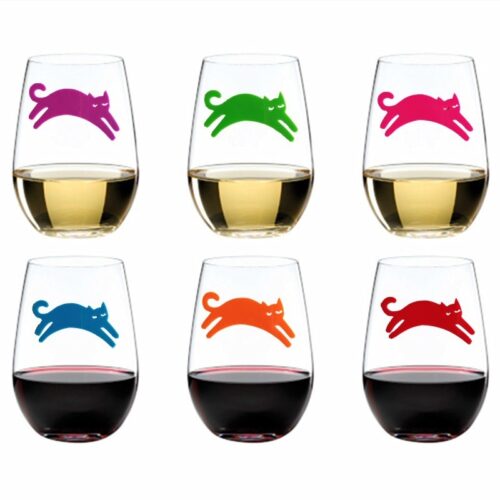 STICKERS POUR VERRE CHAT